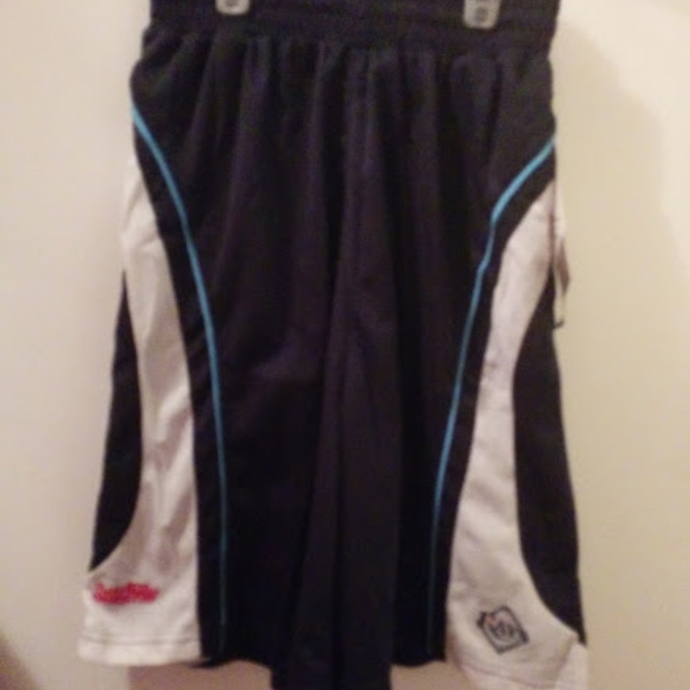 MLB TAMPA BAY RAYS BOY'S LONG POLYESTER SHORTS